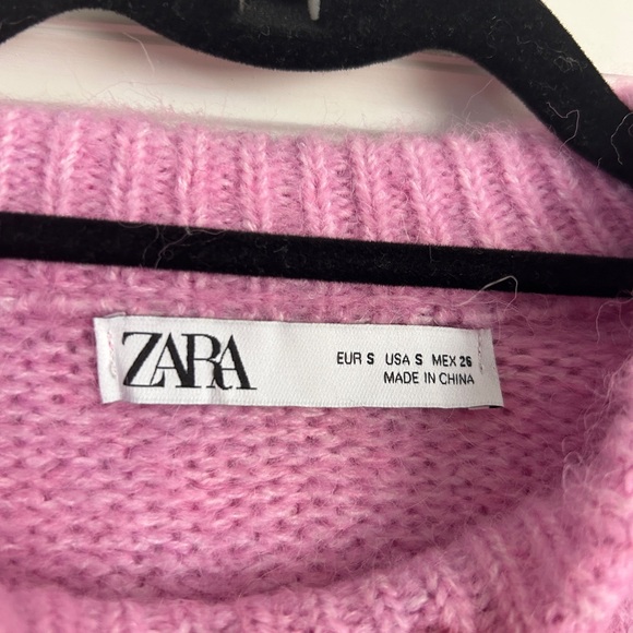 Zara pink pullover sweater - Picture 2 of 2